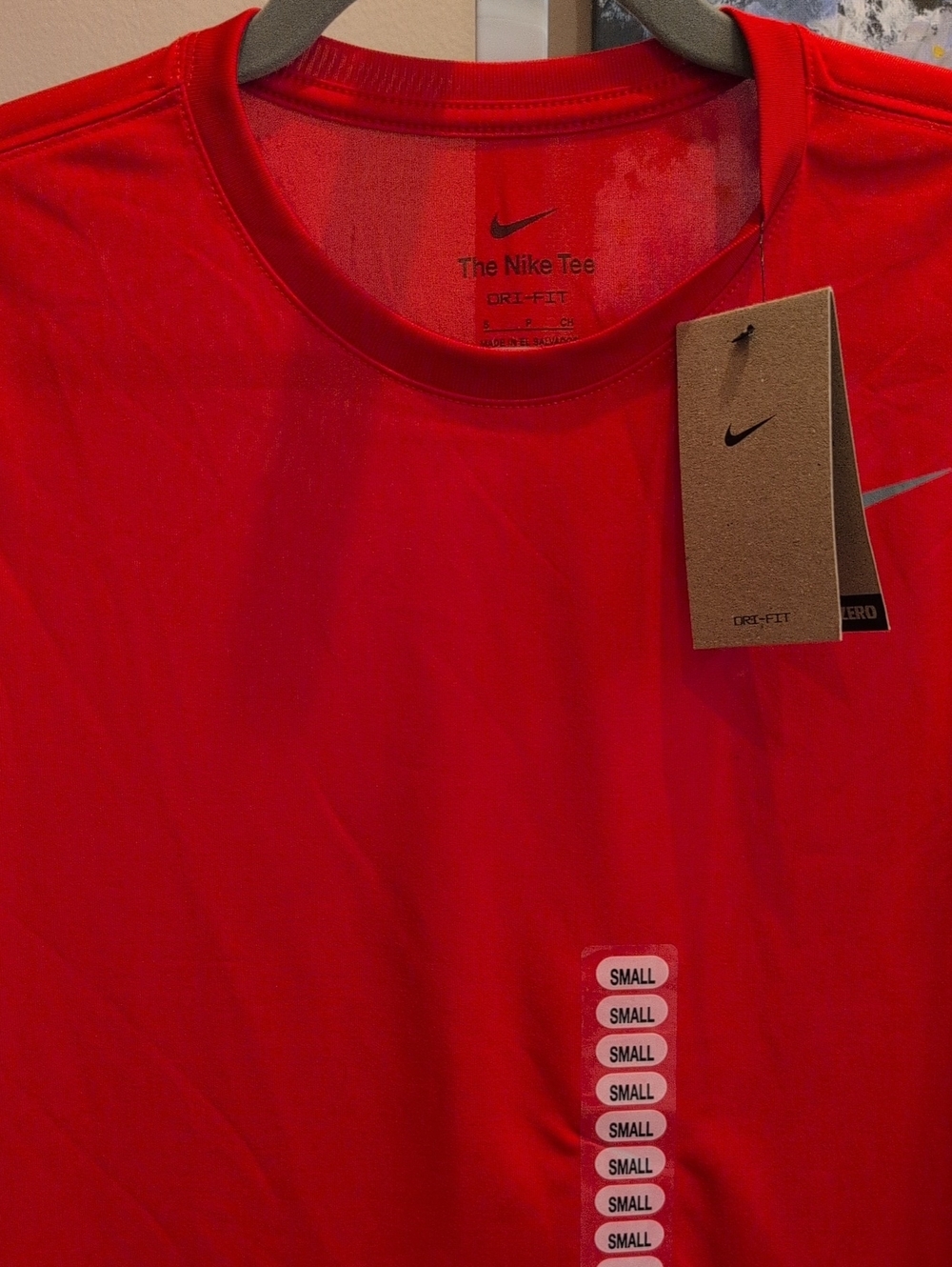 Nike Red Dri-FIT Short Sleeve Crew Tee